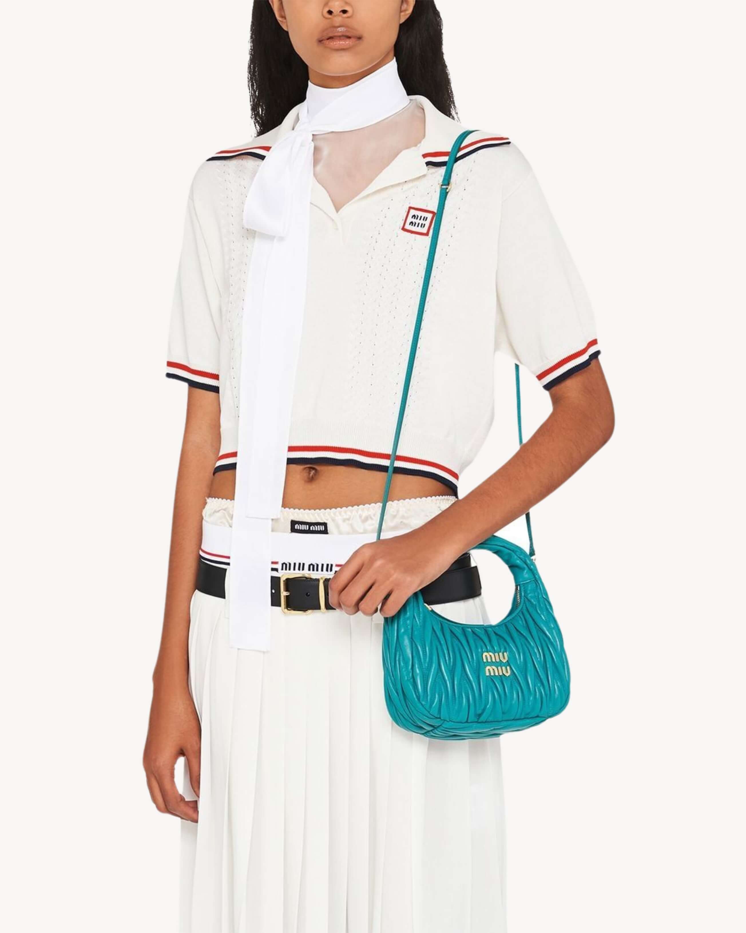 Miu Miu "Wander Matelassé" Shoulder Bag